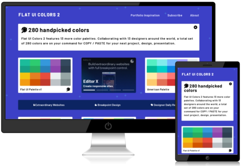 Flat-UI-Colors网页截图